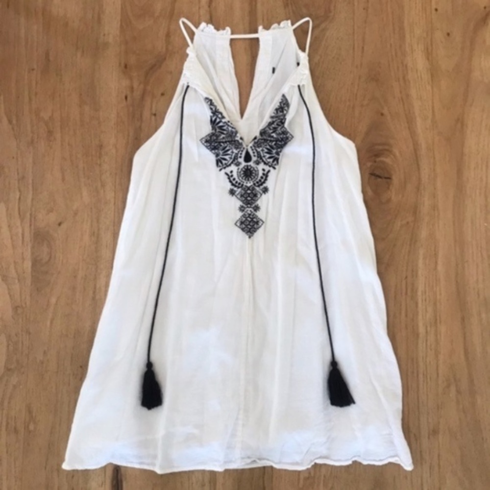 VINTAGE Racerback Embroidered Dress - Picture 2 of 9